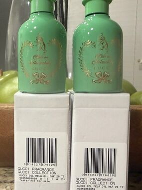 Gucci  COL MELA OIL M&F Perfumed Oils Set!